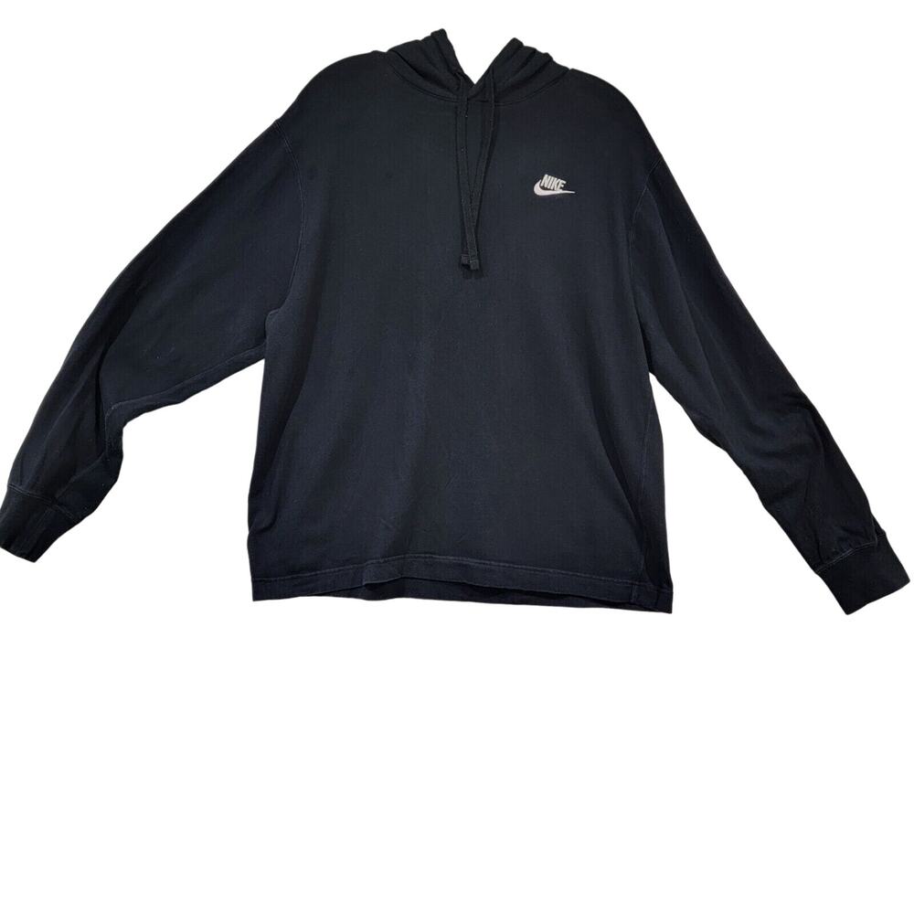 Nike Women Thin Hoodie Medium Sweatshirt 100% Cotton Athleisure Gorpcore Logo